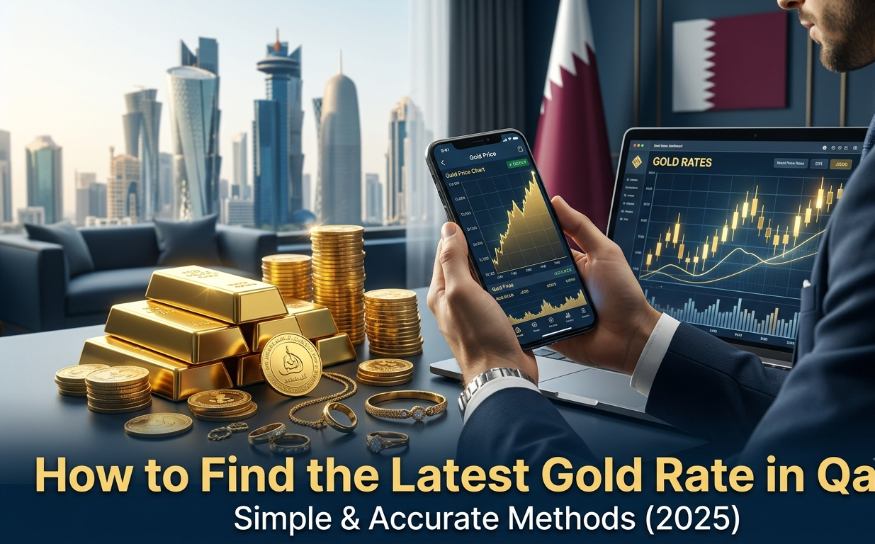 How to find the latest gold rate in Qatar in 2025 using live gold price websites, mobile apps, and market updates.