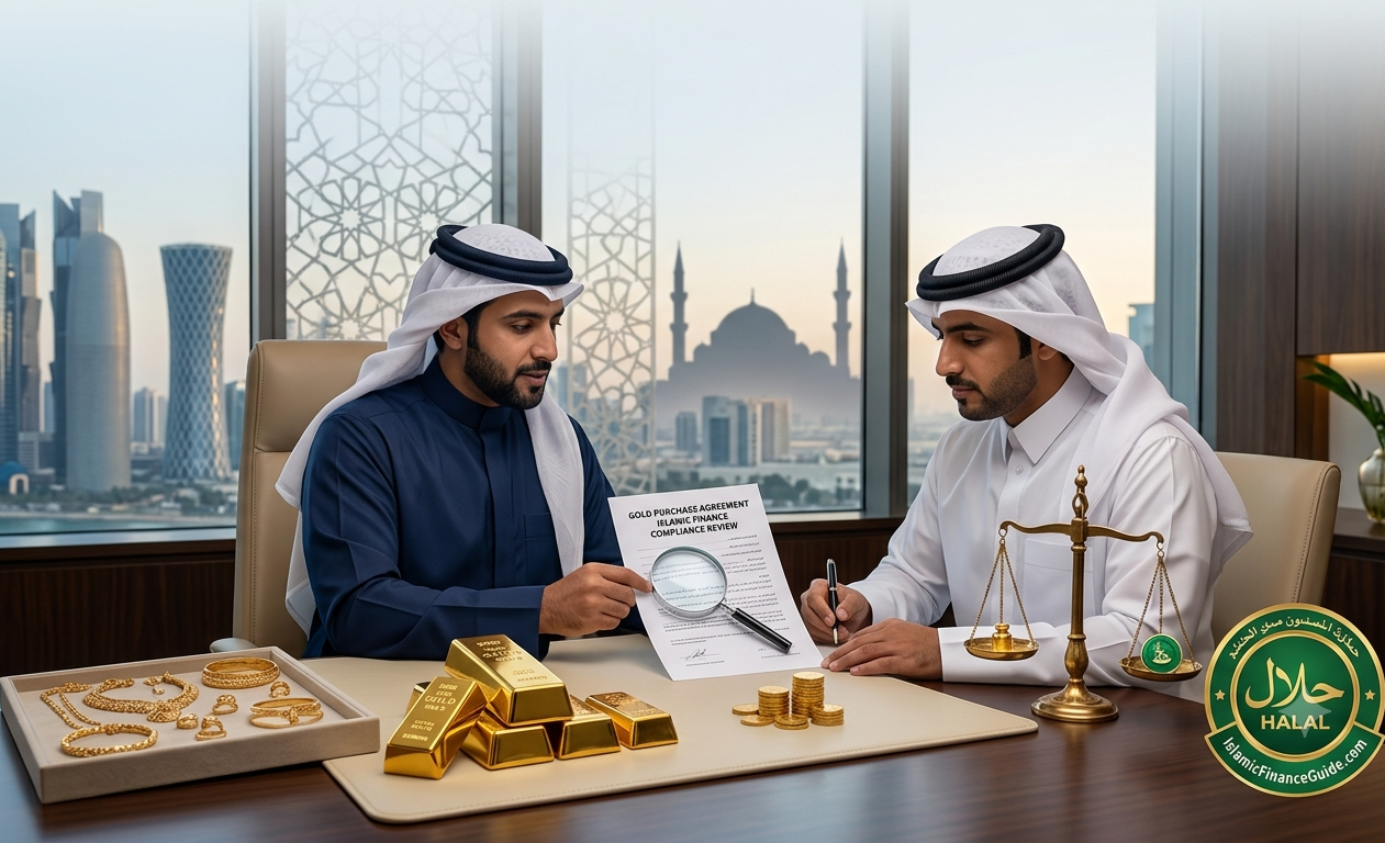 Is gold trading halal according to Islamic Shariah principles and Qatari law