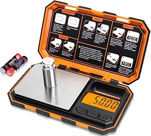 Fuzion Digital Pocket Gram Scale, 200g x 0.01g Jewelry Scale High Precision
